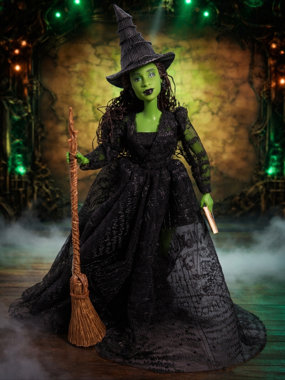 Wicked Elphaba Barbie Custom Restyle